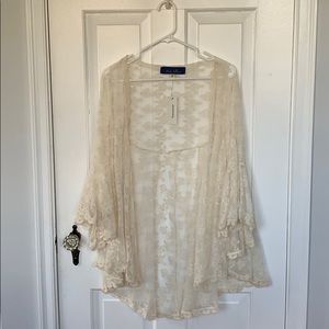 BNWT boho lace cardigan!
